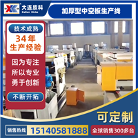 加厚型中空板生产线