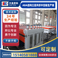 ABA结构三层共挤中空板生产线