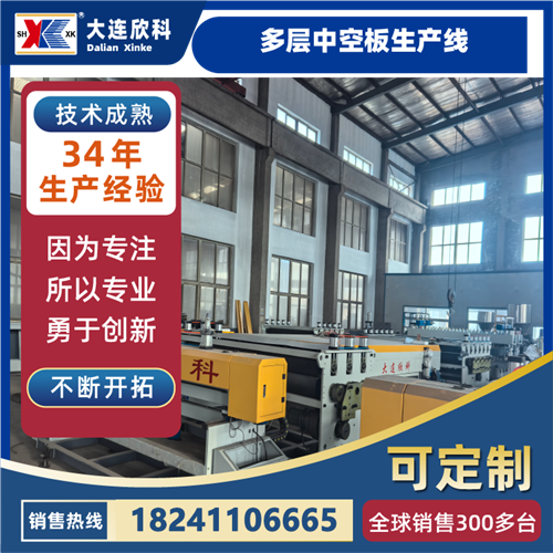多层中空板生产线