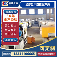 加厚型中空板生产线