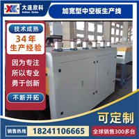 加宽型中空板生产线