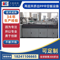 两层共挤出中空板设备