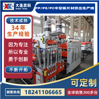 PP/PE/PC中空板片材挤出生产线